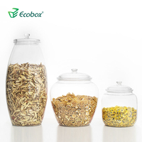 ECOBOX FB400-5 23.5L Les herbes herbes étanches à l'arc en forme d'arc peuvent contenants alimentaires Boîte de rangement de bonbons JAR