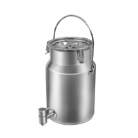 YT-001 5L tambours de lait en acier inoxydable avec robinet