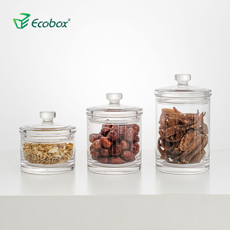 ECOBOX VR250-150 5.3L Herbes Can CAN CAN DANS LE JAR CANDY CANDY BOÎTE DE STOCKAGE ROND